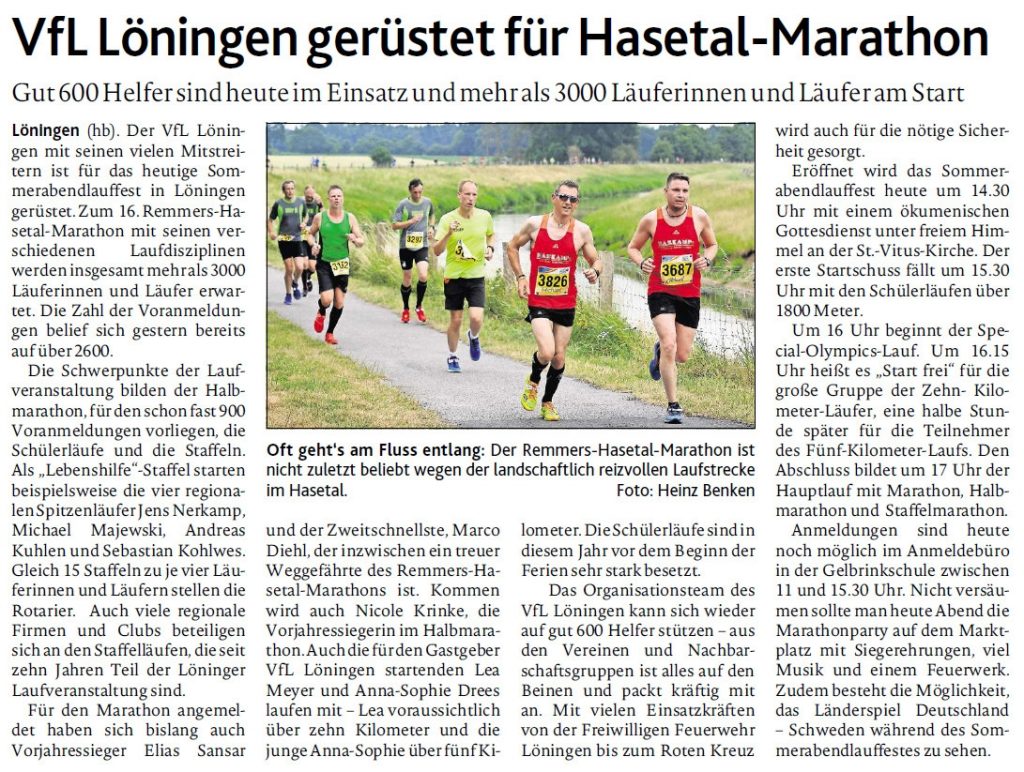 zum Bild:Bericht der Münsterländischen Tageszeitung vom 23.06.2021.