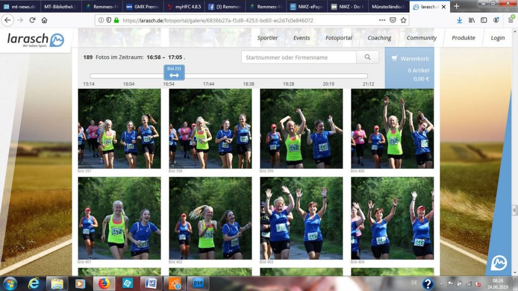 zum Bild: Über 10.000 Fotos stehen ab sofort zum kostenlosen Download auf der Seite des Ausdauersportportals larasch zur Verfügung.