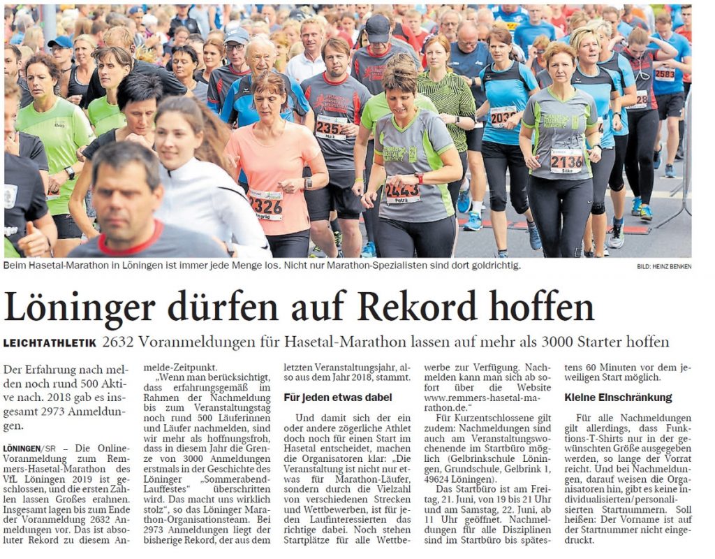 zum Bild: Bericht der Nordwest-Zeitung vom 15.06.2019.