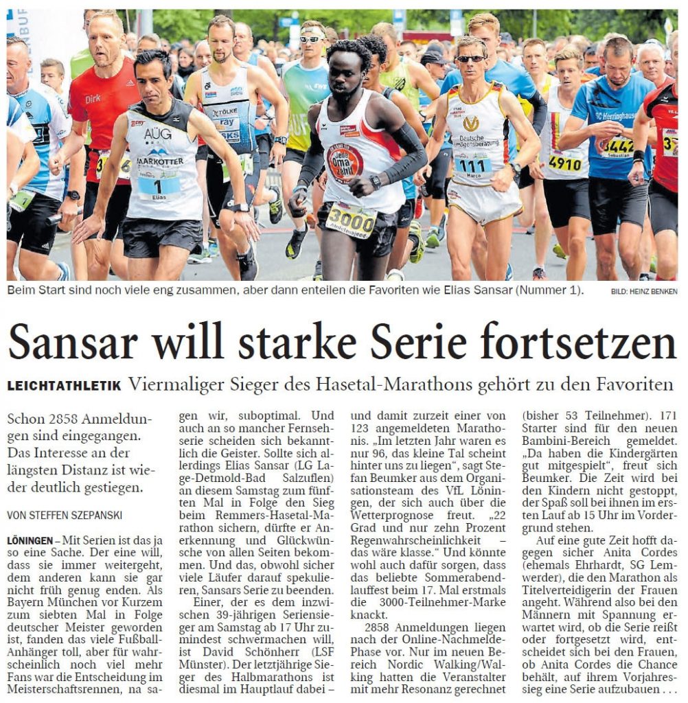 zum Bild: Bericht der Nordwest-Zeitung vom 20.06.2019.