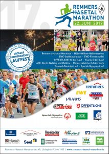 zum Bild: Titelblatt der Marathon-Broschüre 2019.