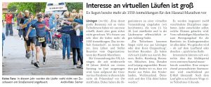 zum Bild:<br>Bericht der Münsterländischen Tageszeitung vom 27.05.2021.