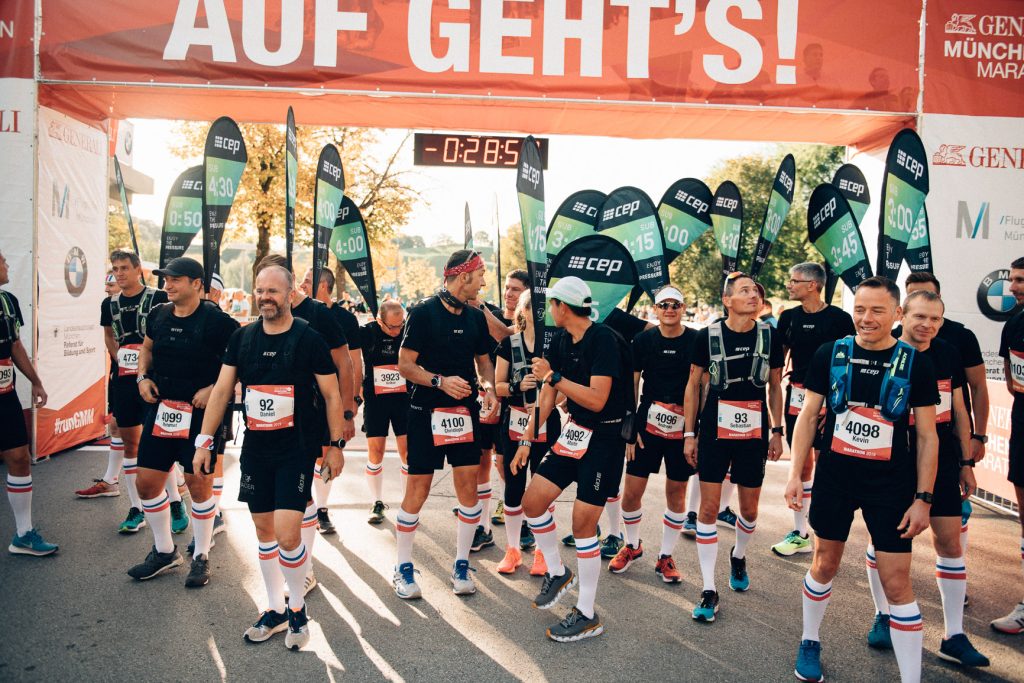 zum Bild:Beim Remmers-Hasetal-Marathon des VfL Löningen sind erstmals sog. "Pacemaker" im Einsatz. Foto: CEP-Pacerteam.