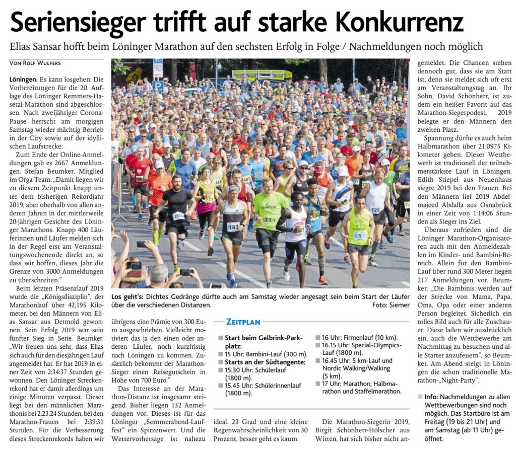 zum Bild:Bericht der Münsterländischen Tageszeitung vom 24.06.2022.